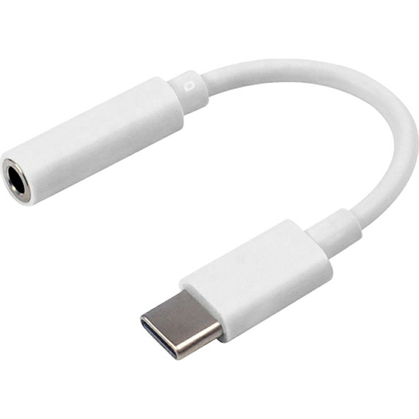 Adapter USB Hertz AK291A USB-C - Jack 3.5mm Biały  (2257-uniw)