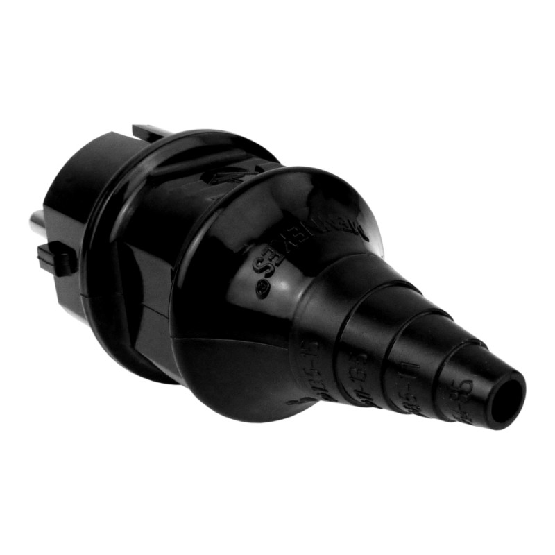MENNEKES 10754 Védőérintkezős dugó Műanyag 230 V Fekete IP44 (MEN10754)
