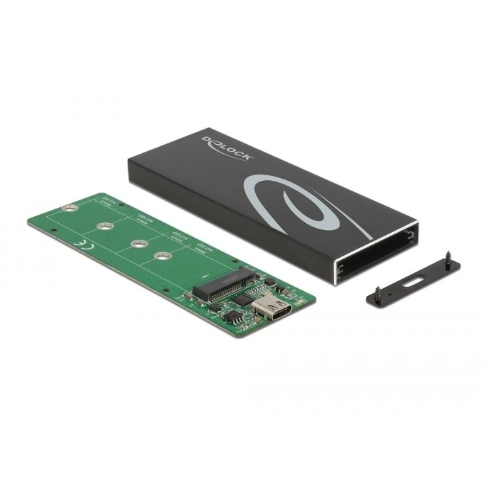 DeLock M.2 külső SSD ház fekete (42003) (delock42003)