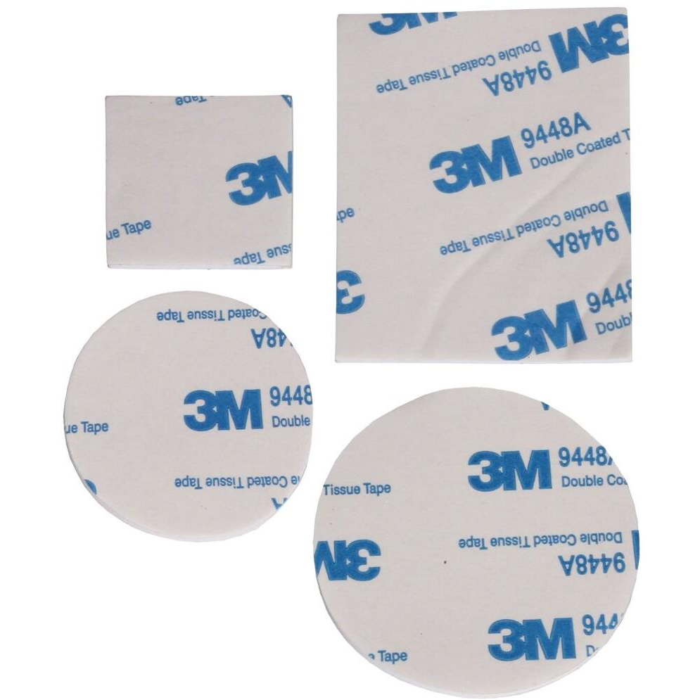 Merco Multipack 10 sets of 4 double-sided stickers, white (991067783)