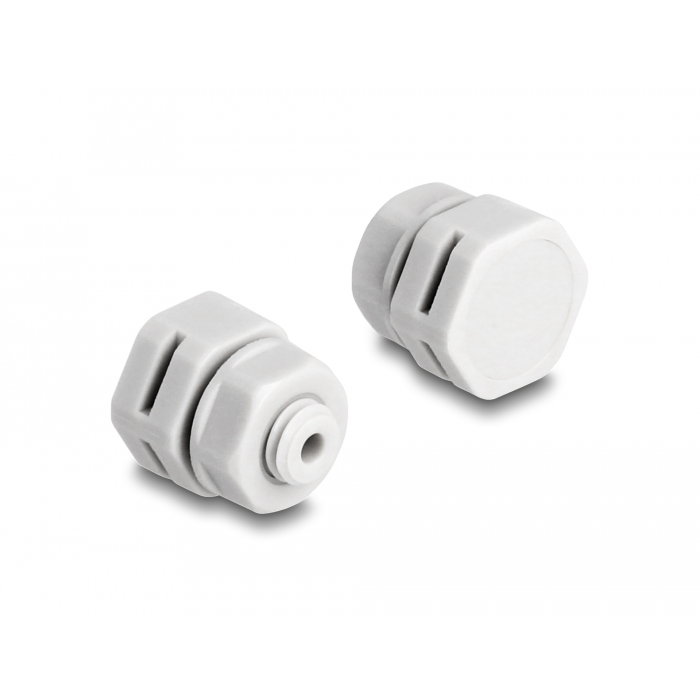 Delock Ventillációs csatlakozó M6 szürke 2 db. (60478) (60478)
