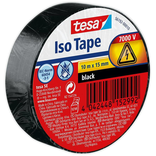 tesa Isolierband 10m 15mm schwarz