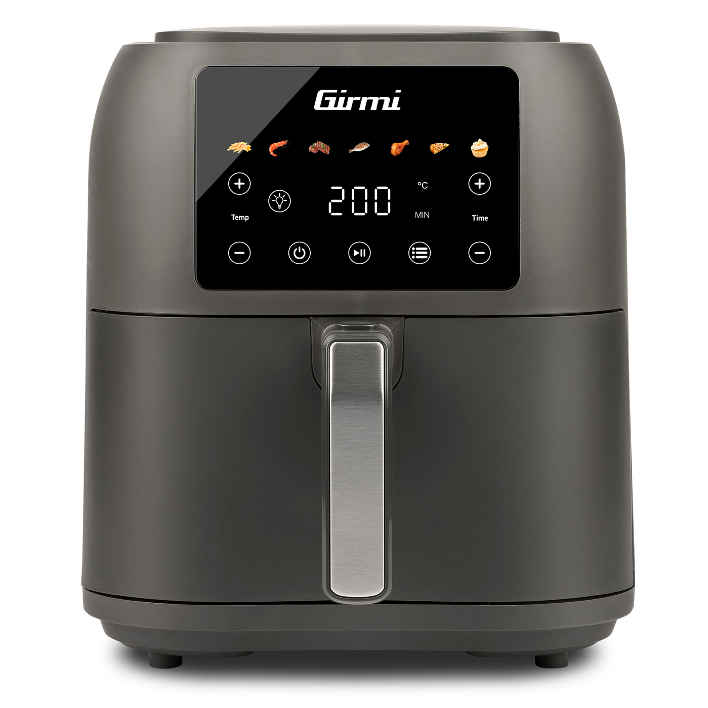 Girmi FG92 AirFryer Forrólevegős sütő 8L 1700 Watt - Fekete (FG92)