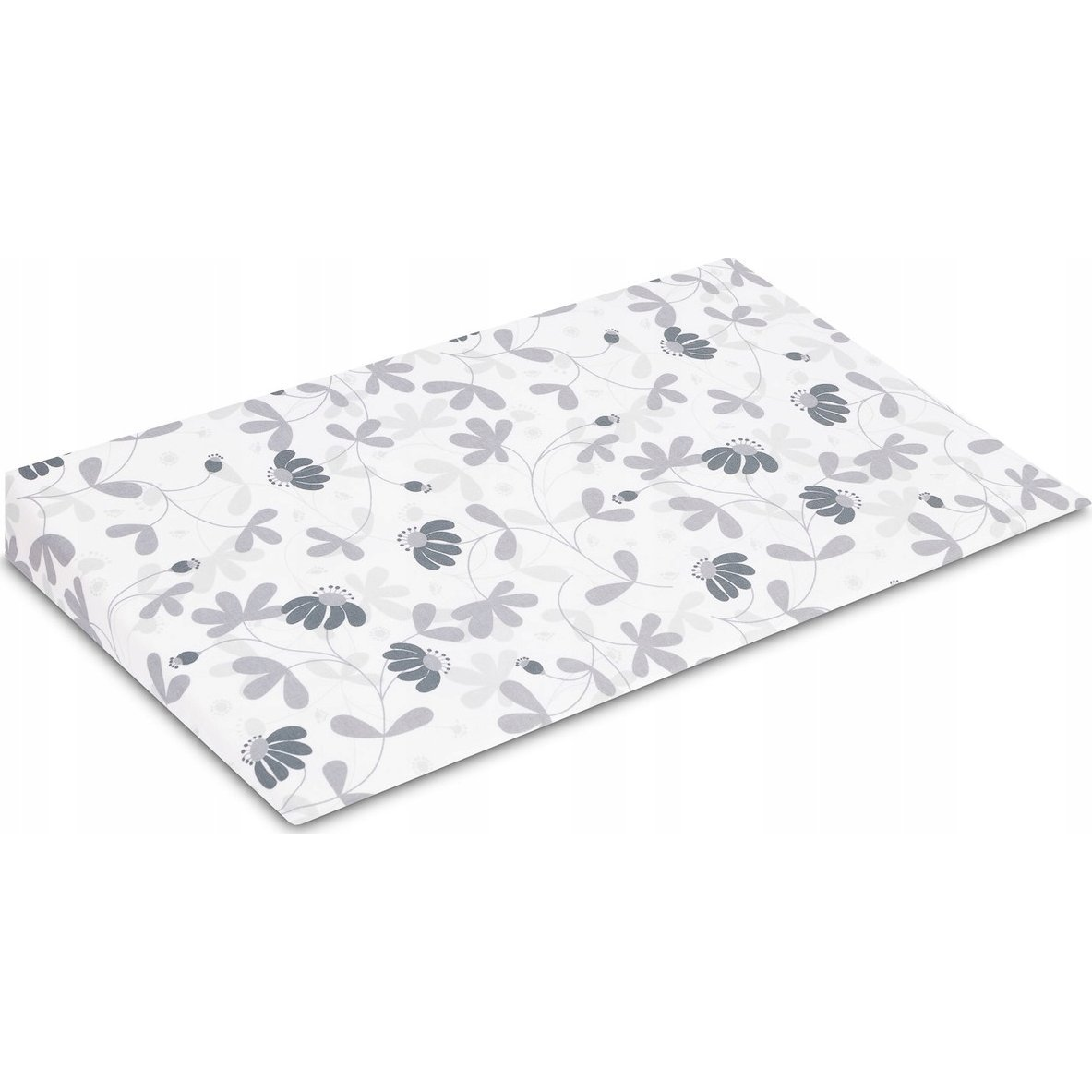 Sensillo Refluxpárna Huzat 38x60 cm - Szürke Virág (SILLO-205495)