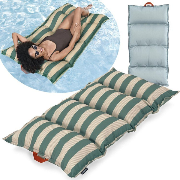 Bestway 43913 pool og strand flyder Grøn Monokromatisk Polyester, Polystyren Flydende madras