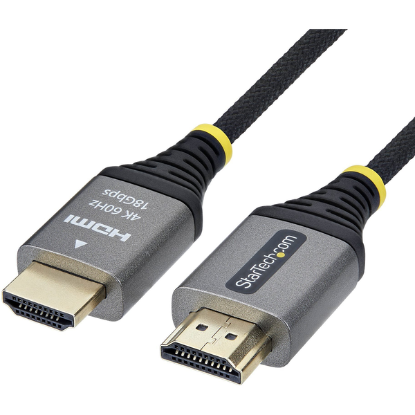 StarTech.com HDMI2-FLEX-4K60-3M cavo HDMI HDMI tipo A (Standard) Nero, Argento
