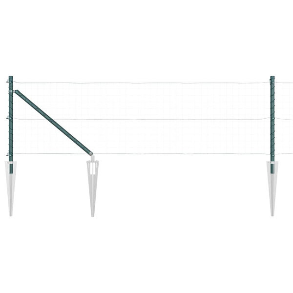Cölöp Készlet Cölöppel 13 pcs Zöld Ø32mm 160 cm Fém