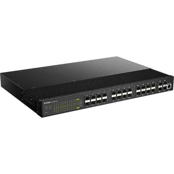 D-Link DIS-700G-28XS netværksswitch Administreret L2+ 1U Sort
