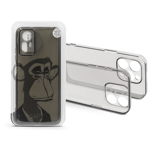 Xiaomi Redmi Note 12S szilikon hátlap - Gray Monkey - átlátszó