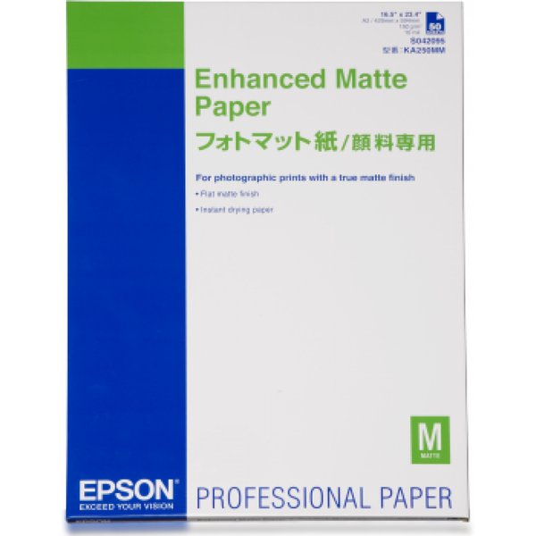Epson Enhanced, DIN A4, 192g/m² фотохартия Бяла Матова