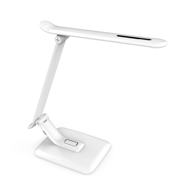 Platinet LED asztali lámpa és USB töltő 12W fehér (PDL70) (PDL70)