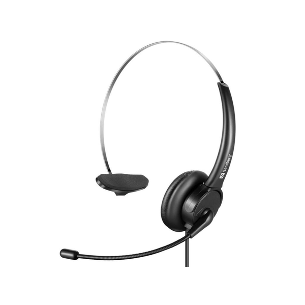 Sandberg USB Office Headset Mono Sluchátka s mikrofonem Kabel Přes hlavu Kancelář / call centrum USB Typ-A Černá