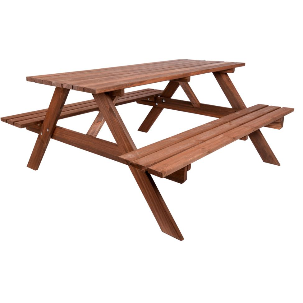 ROJAPLAST PIKNIK kerti bútor szett, összecsukható padokkal, 180 cm (245/23)