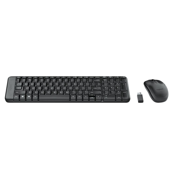 Logitech Wireless Combo MK220 tastiera Mouse incluso Ufficio RF Wireless QWERTZ Ungherese Nero