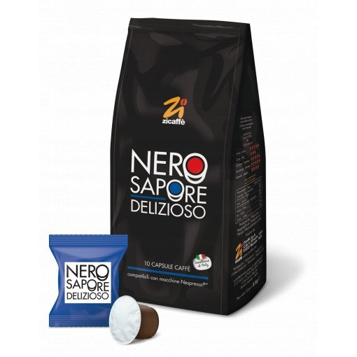 Kapsułki do Nespresso Zicaffe Nerosapore Delizioso - 10 sztuk
