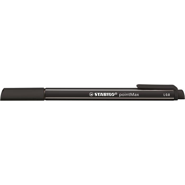 STABILO pointMax fineliner Mellem Sort 1 stk