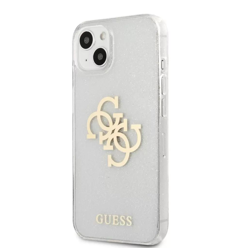 Guess Apple iPhone 13 Mini tok átlátszó (GUHCP13SPCUGL4GTR) (GUHCP13SPCUGL4GTR)