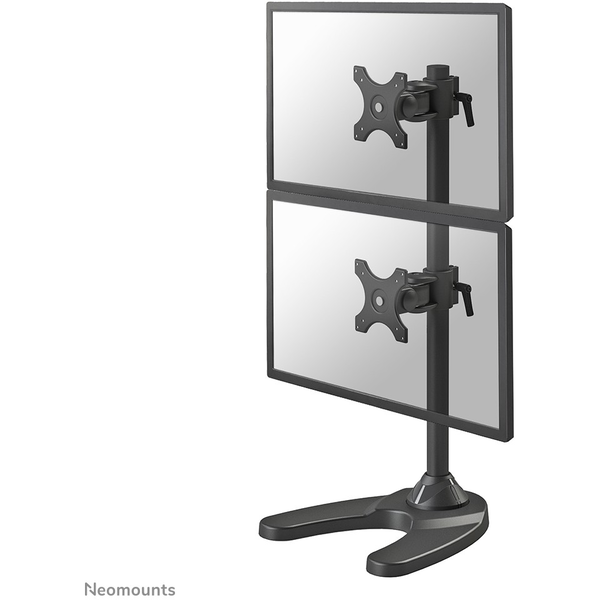 Neomounts FPMA-D700DDV flat panel bureau steun 68,6 cm (27") Zwart