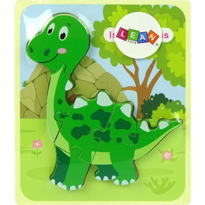 Fa Puzzle Dinoszaurusz Isanosaurus Zöld 10345 (10345)
