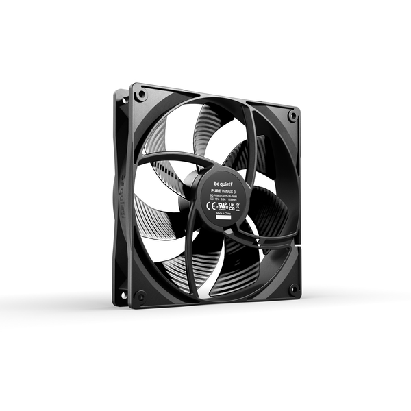 be quiet! Pure Wings 3 140 mm PWM Triple Pack Computerkabinet Ventilator 14 cm Sort 3 stk