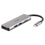 D-Link DUB-M530 докинг станция Жичен USB 3.2 Gen 1 (3.1 Gen 1) Type-C Алуминий, Черен