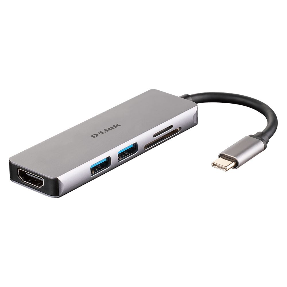 D-Link DUB-M530 2 portos USB HUB+ HDMI + kártyaolvasó (DUB-M530)