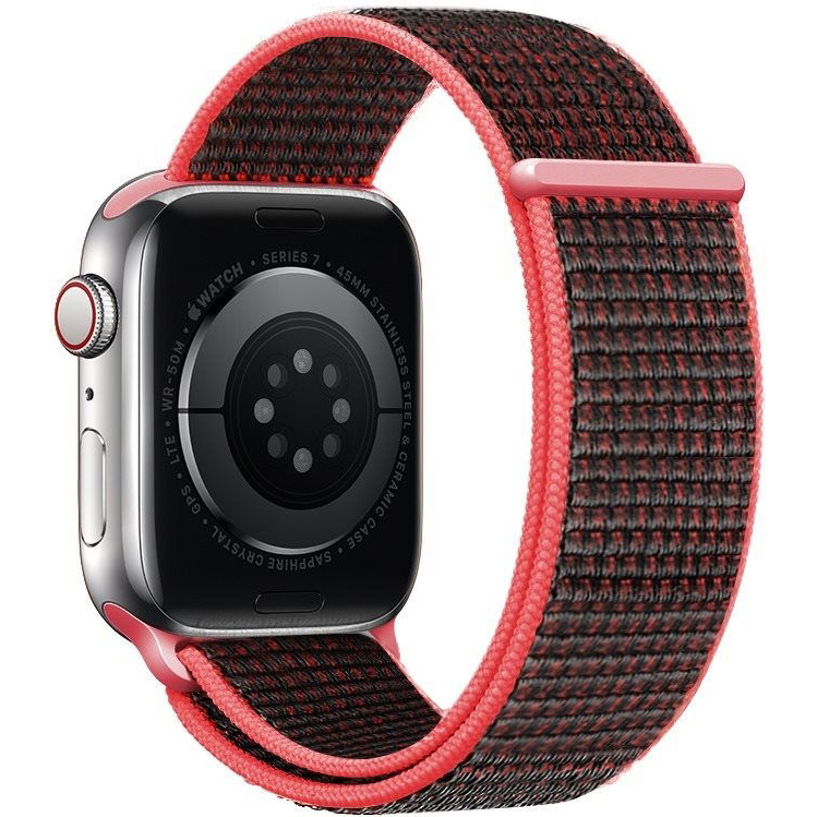Eternico Airy Apple Watch 38mm / 40mm / 41mm - Rustic Red and Red edge (AET-AWAY-RuReR-38)