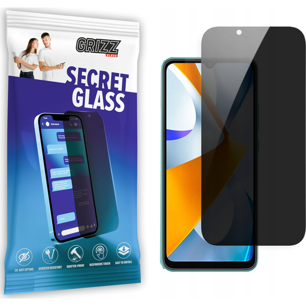  GrizzGlass Szkło prywatyzujące GrizzGlass SecretGlass Xiaomi Poco C40