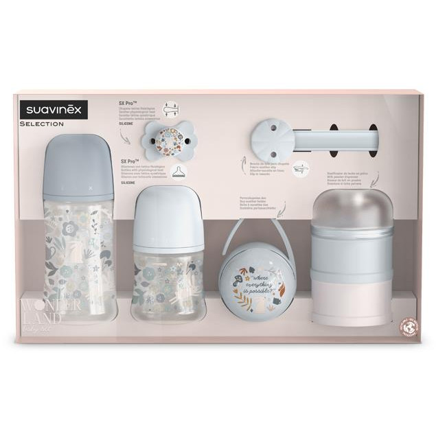 Suavinex Wonderland újszülött készlet, kék (8426420901390)