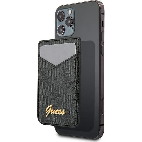 Guess Wallet Kártya Guwms4Gtlbk Magsafe 4G Szürke/Szürke (GUE1080GRY)