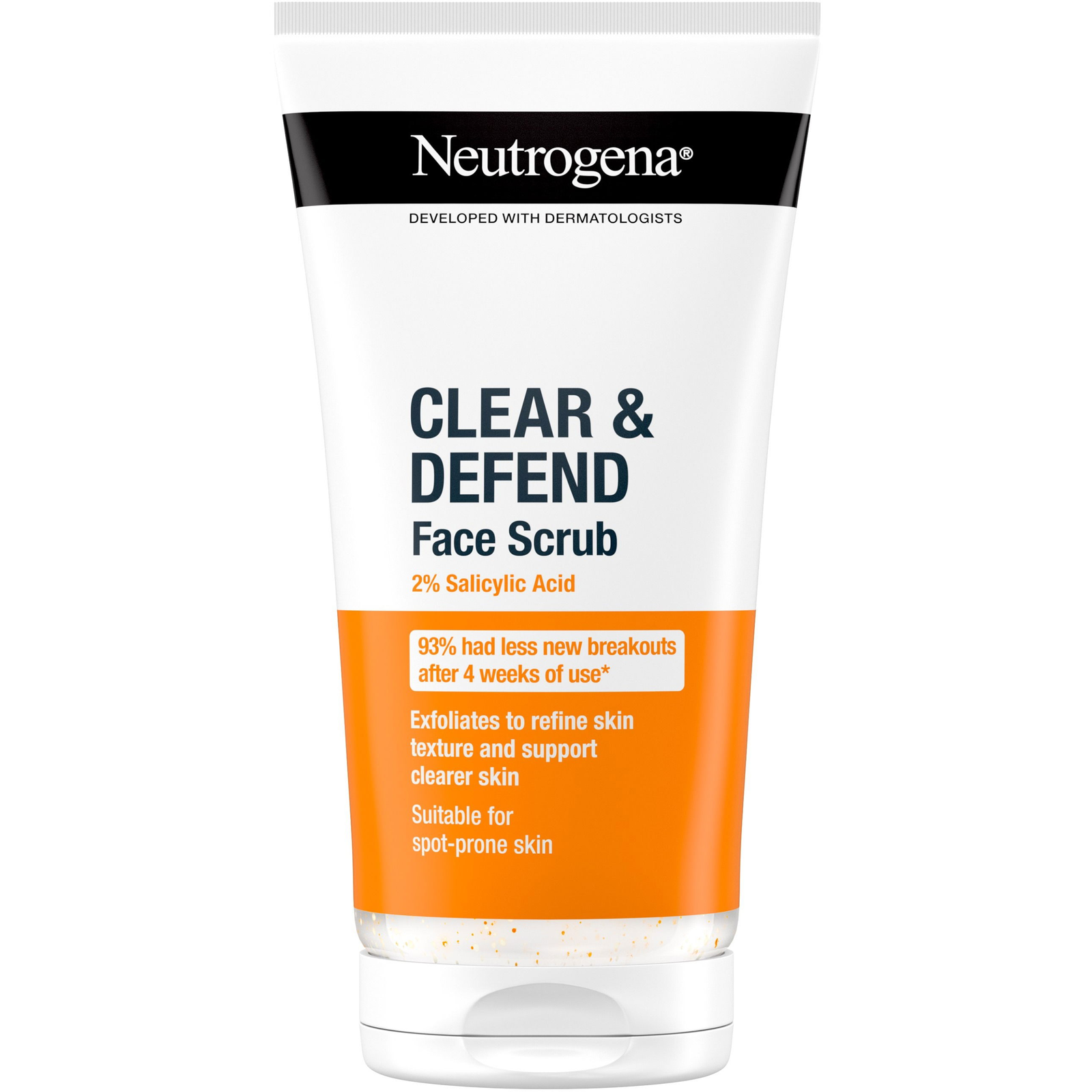 NEUTROGENA Clear &amp; Defend Proofing Smoothing Scrub 150 ml (3574661812700)