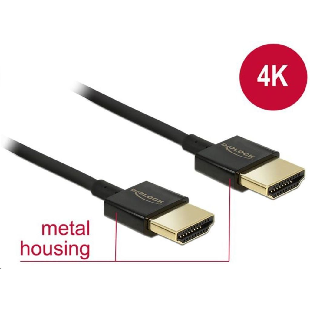 Delock 84786 High Speed HDMI Ethernet kábel 0.5m (84786)