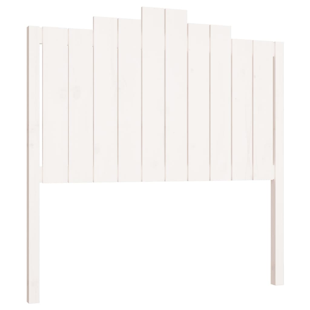 fehér tömör fenyőfa ágyfejtámla 106x4x110 cm (818456)