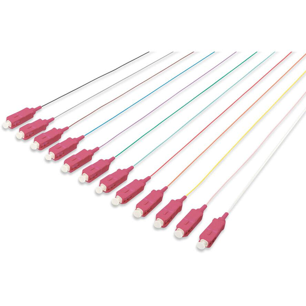 Digitus FO pigtail set, 12 бр., SC, MM OM4 50/125 µ, 151112, Мрежови кабели