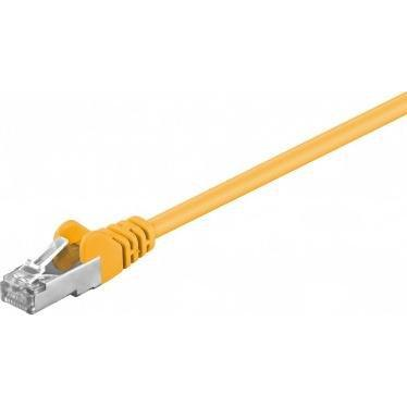  RB-LAN CAT 5e Kabel łączący, F/UTP, Żółty - Długość kabla 2 m