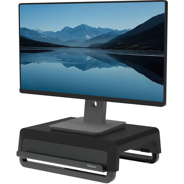 Fellowes 100016560 skærmbeslag og -stativer Skrivebord Sort, Grå