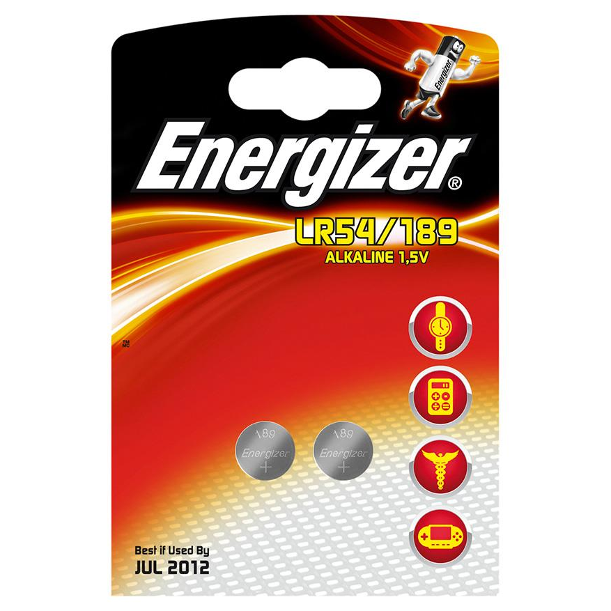 Energizer LR54/189 Alkaline Gombelem (2db/csomag) (7638900083088)