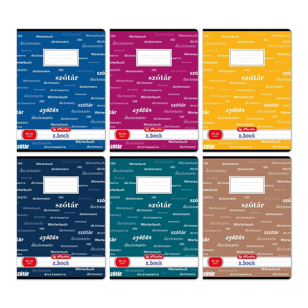 Herlitz Design 32 lapos A4 szótárfüzet - Többféle (400200729)