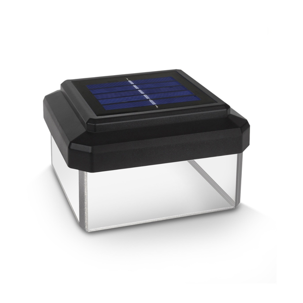 Osvětlovací sloupek čtvercový GreenBlue integrovaný LED zdroj 6,3 cm černý