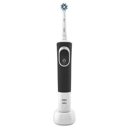 Oral-B Vitality 100 CrossAction Dospělý Oscilačně rotační kartáček Černá, Bílá (D100 Vitality + Cross Action BK)