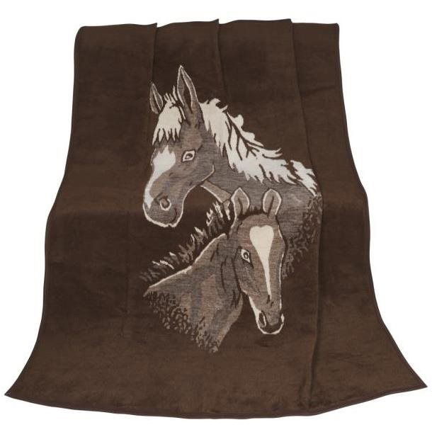 Bellatex Karmela PLUS egyszemélyes ágy - 150 × 200 cm - lovak (4083)