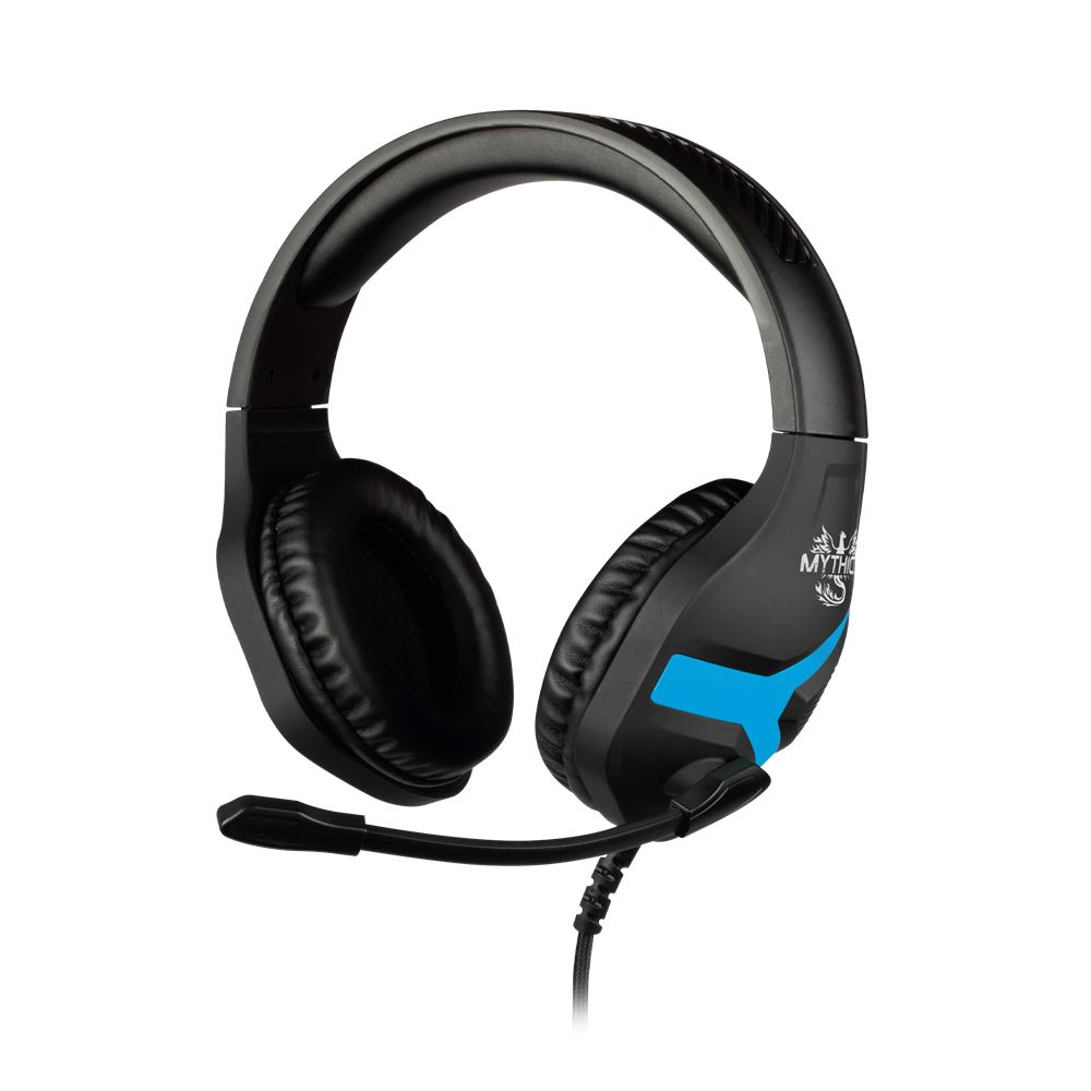 Konix KX MY PS4 NEMESIS HEADSET Slúchadlá s mikrofónom Kábel Pres hlavu Hranie Čierna, Modrá