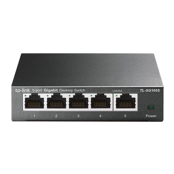 TP-Link TL-SG105S Beállítást nem igénylő (unmanaged) Gigabit Ethernet (10/100/1000) Fekete