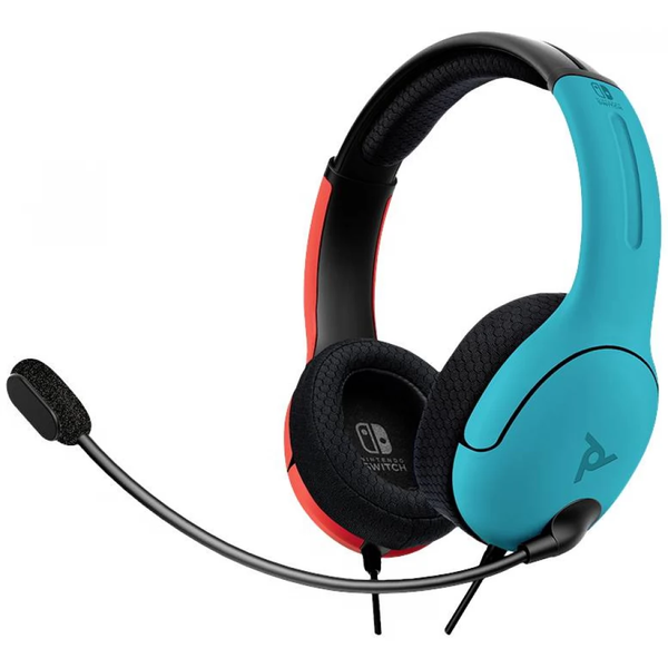 PDP LVL40 Auricolare Cablato A Padiglione Giocare Nero, Blu, Rosso