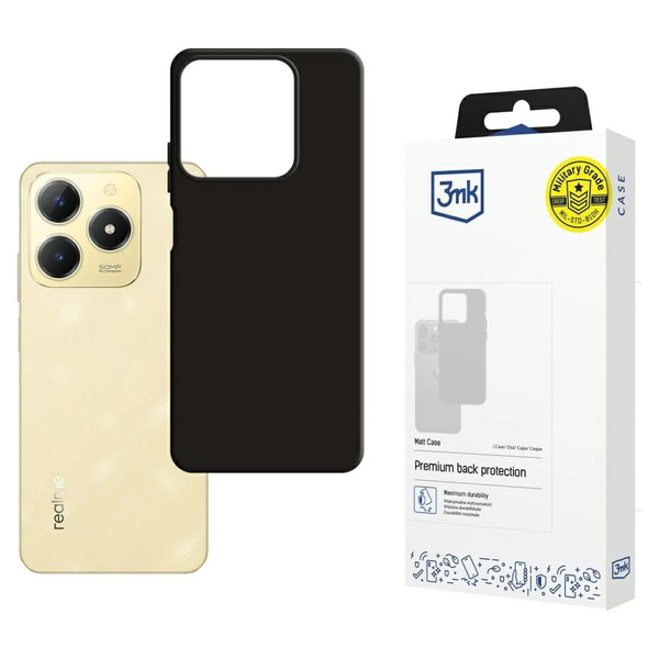 3MK Matt Tok for Realme C61 készülékhez fekete