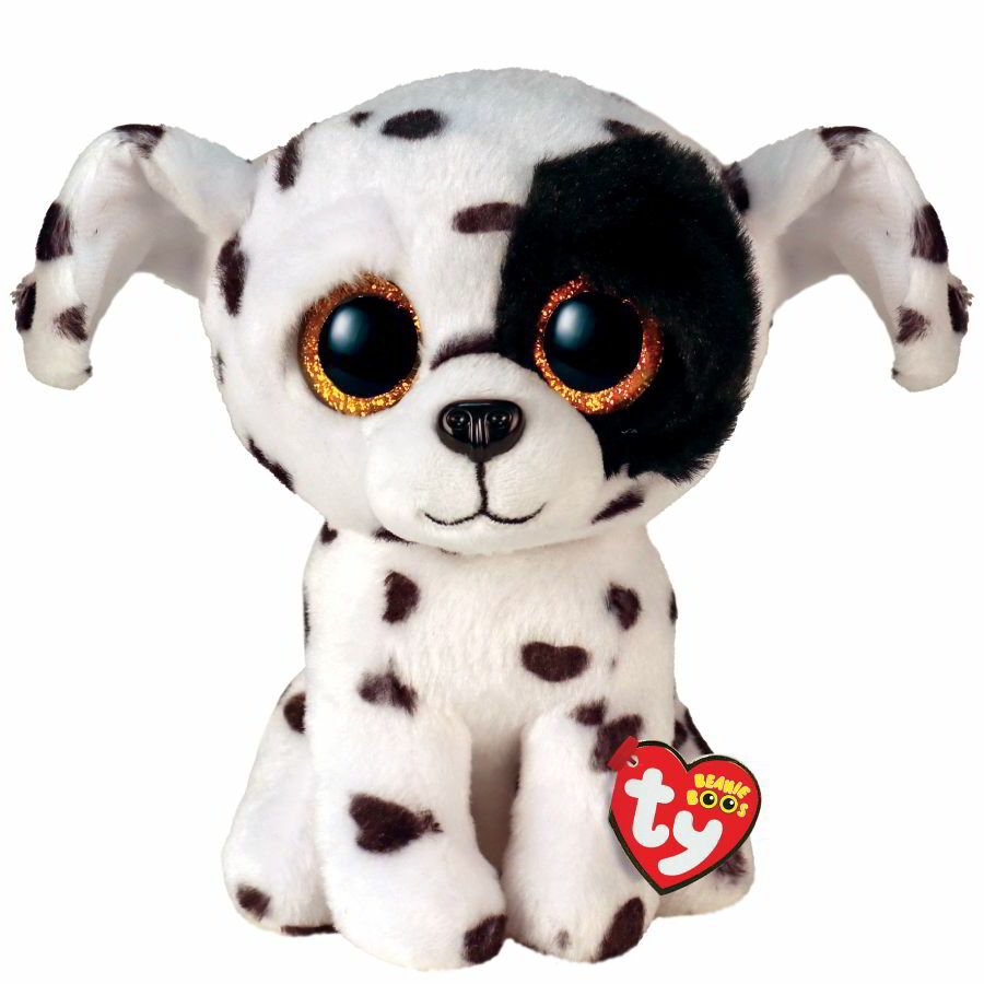TY Beanie Boss Luther dalmata kutya plüss figura - 15 cm (36389)