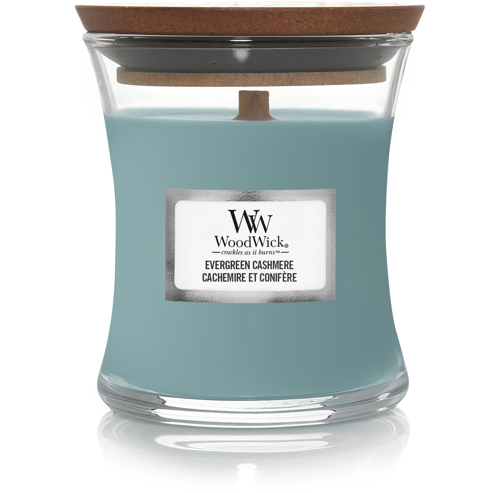WOODWICK Evergreen Cashmere 85g (5038581155852)