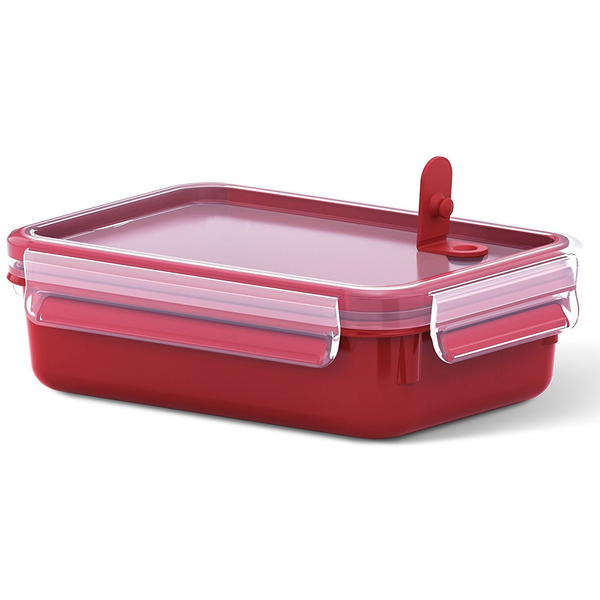 EMSA 517772 recipiente per cibo 0,8 L Rosso, Trasparente 1 pz