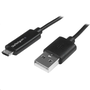 StarTech.com USBAUBL1M USB кабел 1 м USB 2.0 USB A Micro-USB B Черен
