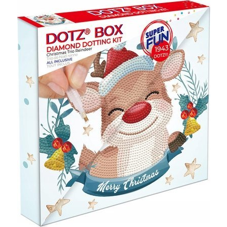 Diamond Dotz Dotz Box képkészítő készlet - Rudolf, a rénszarvas (018-DBX055)